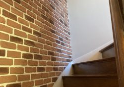 Pose de parement décoratif